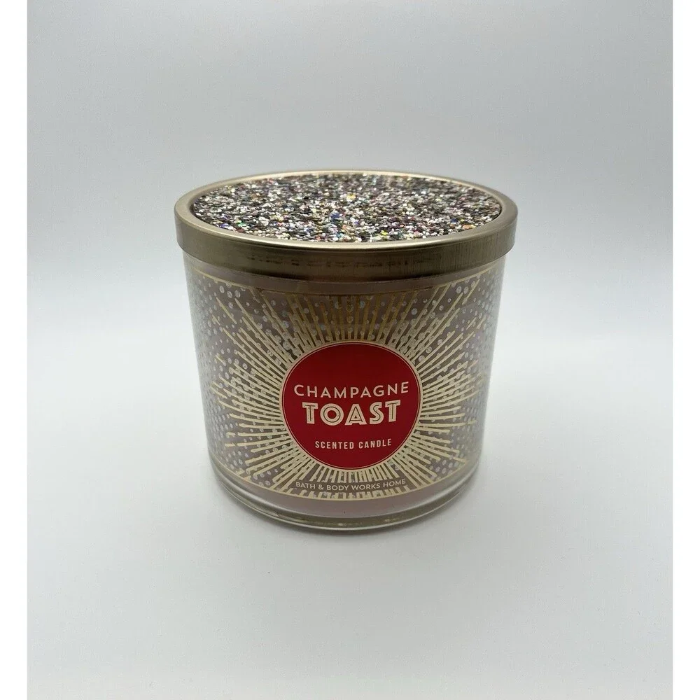 NWT Bath & Body Works Champagne Toast 3-Wick Scented Candle